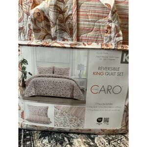 Reversible Queen Quilt Set